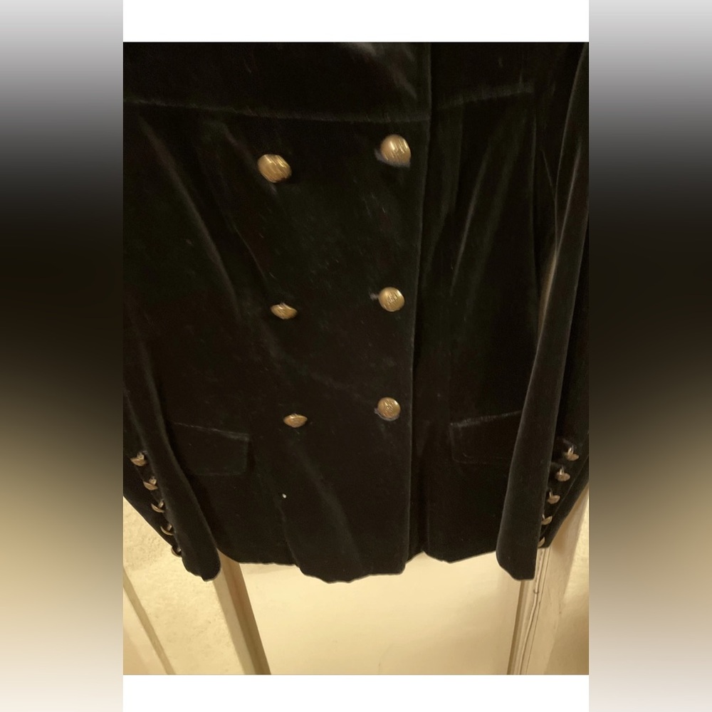 vince. velvet blazer jacket sz 6 - Picture 5 of 5